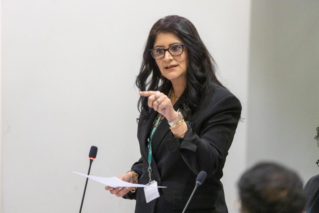 Peterborough City Council passes its 2026/27 budget with 39 votes in favour. Council Leader Shabina Asad Qayyum outlines key investments, addresses debt &ldquo;myths,&rdquo; and highlights stability under the Labour-led coalition. PHOTO: Terry Harris