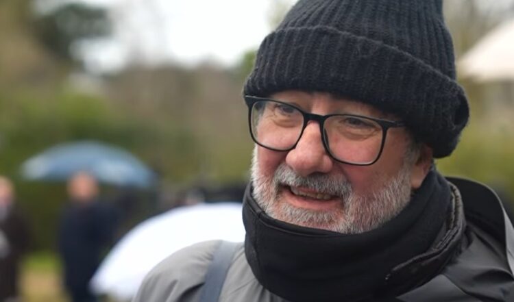 Peterborough photographer Terry Harris (above) scoops global media with exclusive Sandringham arrest images of Andrew Mountbatten-Windsor before Reuters captures the defining custody departure shot. Image: Channel 9 News Australia 