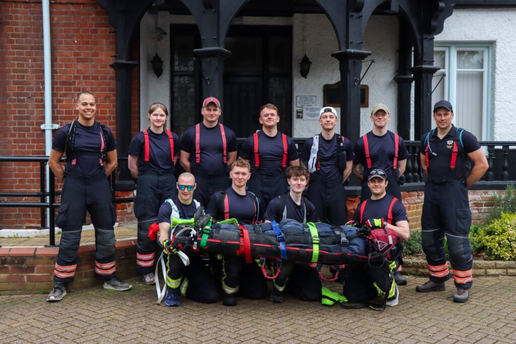 Nine newly qualified firefighters united for a cause bigger than themselves.