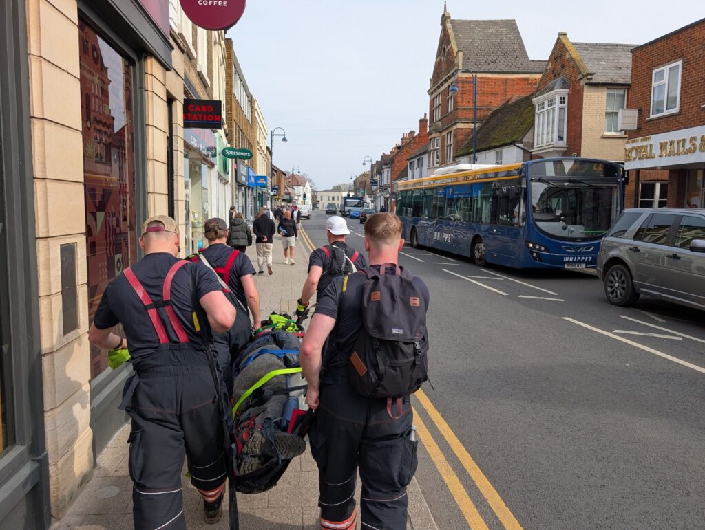 Nine newly qualified firefighters united for a cause bigger than themselves.