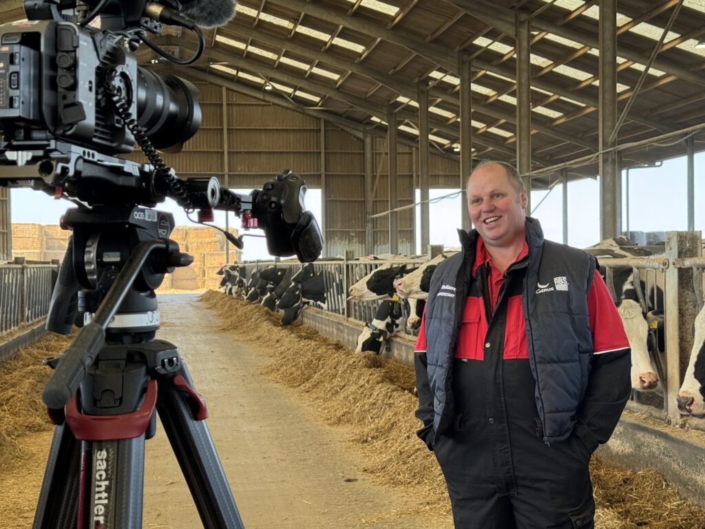 Jonathan Willis during an interview ahead of the BBC Farm 999 broadcast. (Credit: East Anglian Air Ambulance)