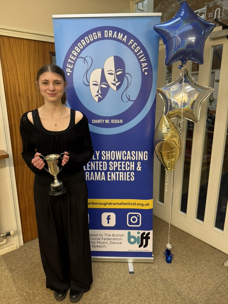 Young performers take to the stage at the Peterborough Drama Festival 2026, celebrating creativity, confidence and outstanding local talent over two days of competition. Maya Wakeling from Hinchingbrooke School