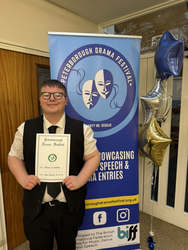 Young performers take to the stage at the Peterborough Drama Festival 2026, celebrating creativity, confidence and outstanding local talent over two days of competition. Oliver Winterton from Ken Stimpson Academy