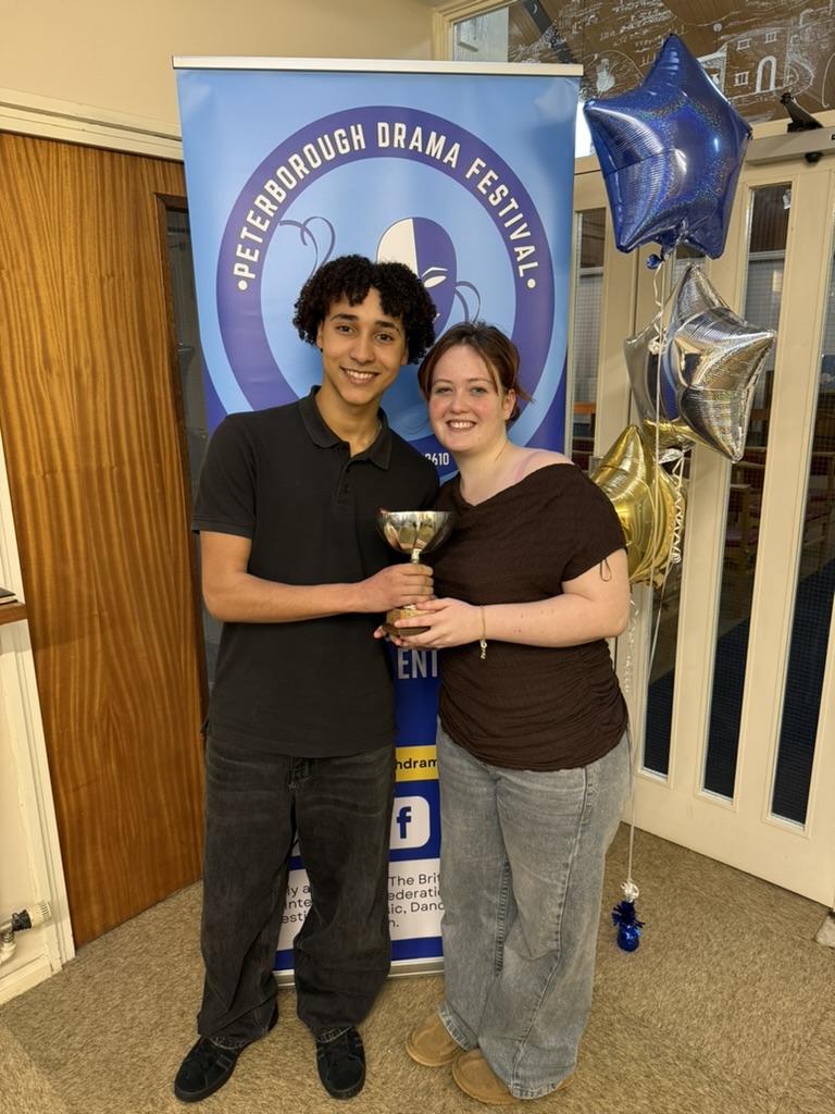 Young performers take to the stage at the Peterborough Drama Festival 2026, celebrating creativity, confidence and outstanding local talent over two days of competition. Ben Newstead (Festival Secretary) & Priscilla Morris (BIFF Adjudicator)