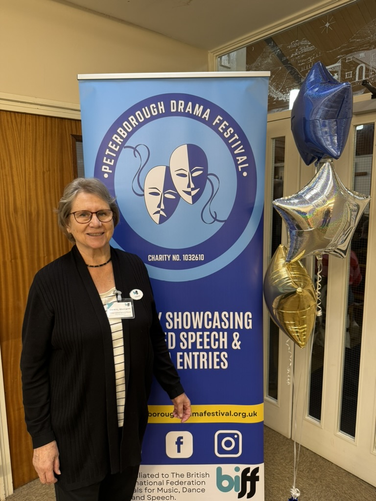 Young performers take to the stage at the Peterborough Drama Festival 2026, celebrating creativity, confidence and outstanding local talent over two days of competition. Beryl Whyatt (BIFF Eastern Region Representative)