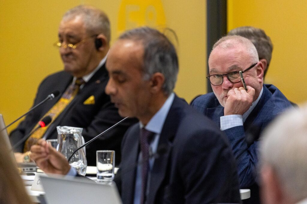 Peterborough City Council is facing a £5.9m overspend this year, with mounting pressure from children’s services, capital financing and the stalled Hilton Hotel project, according to a new finance report going before councillors on 19 March. Council meeting photo: Terry Harris