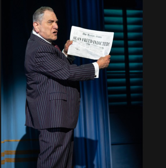 Bob Ari as J. Edgar Hoover. Photo credit © Joan Marcus (2023)