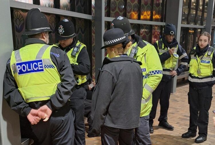 “It was a busy day of patrolling Peterborough city centre yesterday in relation to your concerns about anti-social behaviour (ASB),” was the description given by Peterborough Police after posting this photo last month to Facebook.