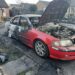 Damage to Charlotte Bessey’s home and vehicles on John Bends Way, Parson Drove, after a fire started from hot ashes in a wheelie bin