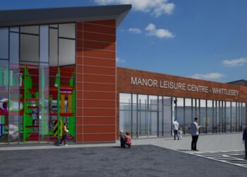 The £18.67 million redevelopment of Manor Leisure Centre is intended to replace an ageing, inefficient complex with a modern, multi-purpose community hub. Visual from design and access statement now being considered by Fenland planners