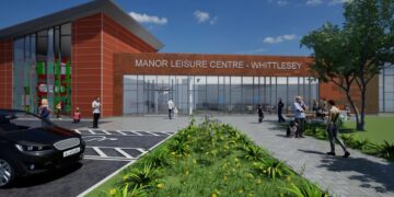 The £18.67 million redevelopment of Manor Leisure Centre is intended to replace an ageing, inefficient complex with a modern, multi-purpose community hub. Visual from design and access statement now being considered by Fenland planners