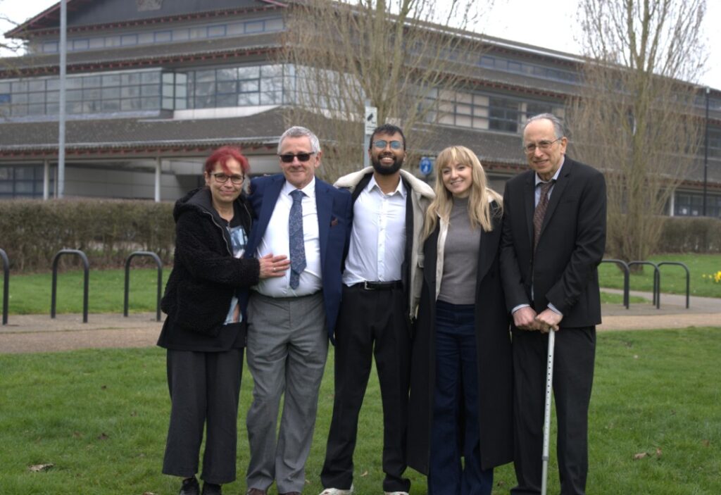 Five Animal Rising activists, including director Rose Patterson, acquitted of burglary after rescuing beagle puppies from MBR Acres. Verdict could set precedent for animal rescue law in the UK.  Defendants (L-R): Jennifer D’Netto, Andrew Houghton, Dev Vyas, Rose Patterson, and John Sasportas