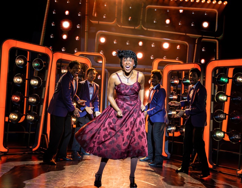 Rock and Roll Man at Cambridge Arts Theatre delivers electrifying performances and a powerful story of Alan Freed, rock and roll’s pioneer. PHOTO: Pamela Raith Photography