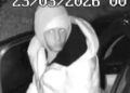 Caught in the act: CCTV shows the man suspected of the late-night bike theft.