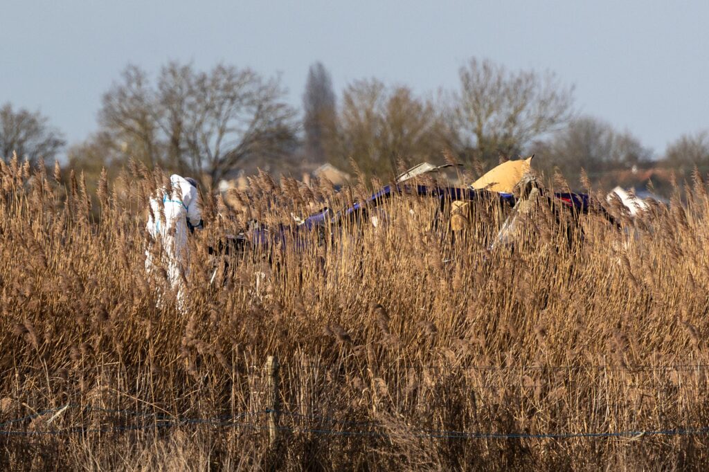 A person has died after a train struck a car at Dimmocks Cote level crossing near Ely, Cambridgeshire. Rail services are suspended; passengers advised to check journeys. Photo: Terry Harris