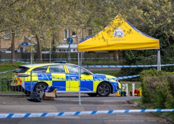 Four people arrested following murder of a 16-year-old boy in Peterborough,
Orton Centre / Riseholme, Peterborough
Monday 13 April 2026. 
Picture by Terry Harris.