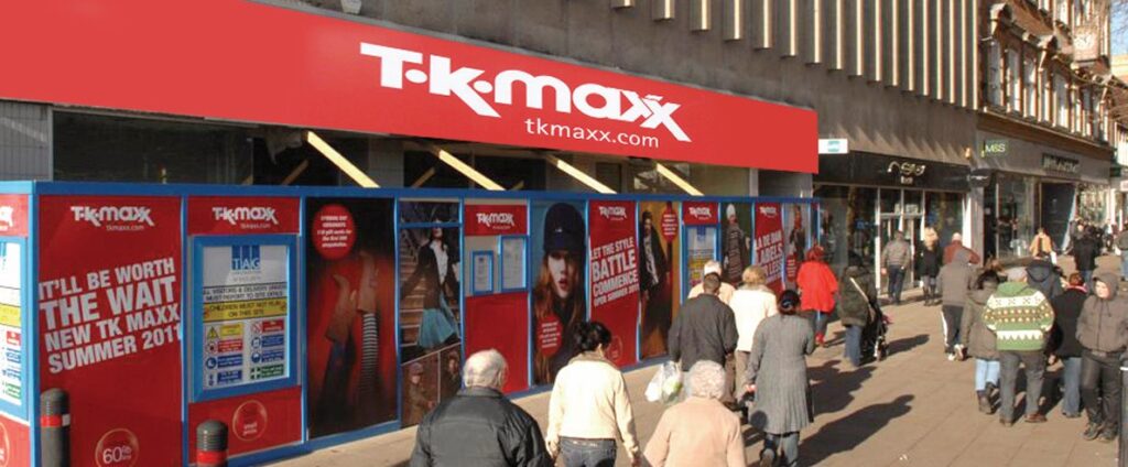 The former TK Maxx on Bridge Street pictured ahead of its opening in 2011 after it took over the former Woolworth building. The deal to bring the company to Peterborough was brokered through Opportunity Peterborough, Peterborough City Council and TK Maxx all working together with the owners, LaSalle Investment Management.