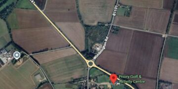 Priory Golf Centre has issued a statement after a seven-year-old boy died following an incident in a pond in Cambridgeshire. Police say the death is not suspicious. IMAGE: Google