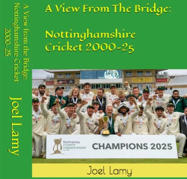 A former Peterborough Telegraph journalist has turned a life-threatening illness into an inspiring story of recovery through cricket. Joel Lamy’s new book on Nottinghamshire CCC brings 25 years of history to life — and supports youth sport charities