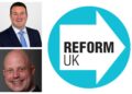 Peter Reeve (bottom left) and Ryan Coogan (top left) leading Reform UK’s campaign across Cambridgeshire ahead of the May 7 local elections.