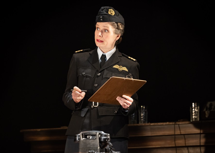 The cast of Spitfire Girls at Cambridge Arts Theatre portraying WWII women pilots.