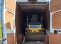 "The stolen van with the road roller inside – both recovered by Peterborough police after a Welland patrol."