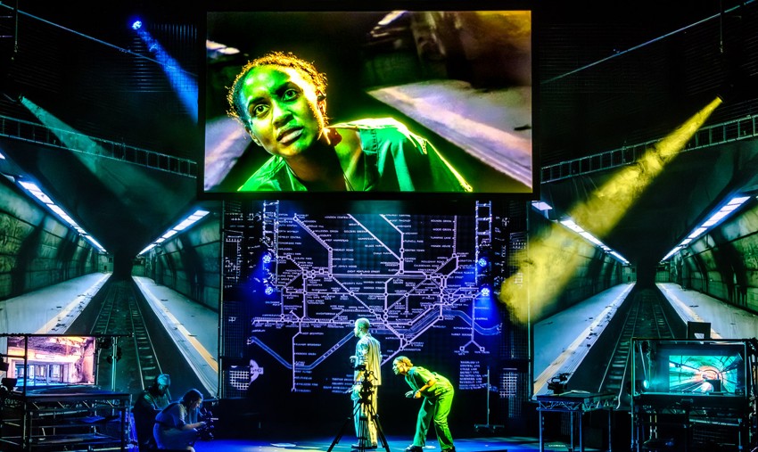 A striking blend of cinema and theatre unfolds live on stage in War of the Worlds at Cambridge Arts Theatre. PHOTO: Ed Waring
