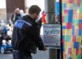 1. Police vans equipped with live facial recognition technology scan crowds in Peterborough city centre during Cambridgeshire’s first deployment of the system. Picture: Terry Harris/CambsNews
