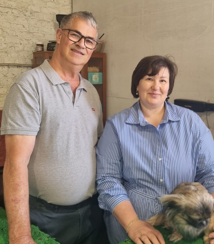 6. Local businessman Chris Tirrell and his wife, who together run a popular farm shop in Leverington.