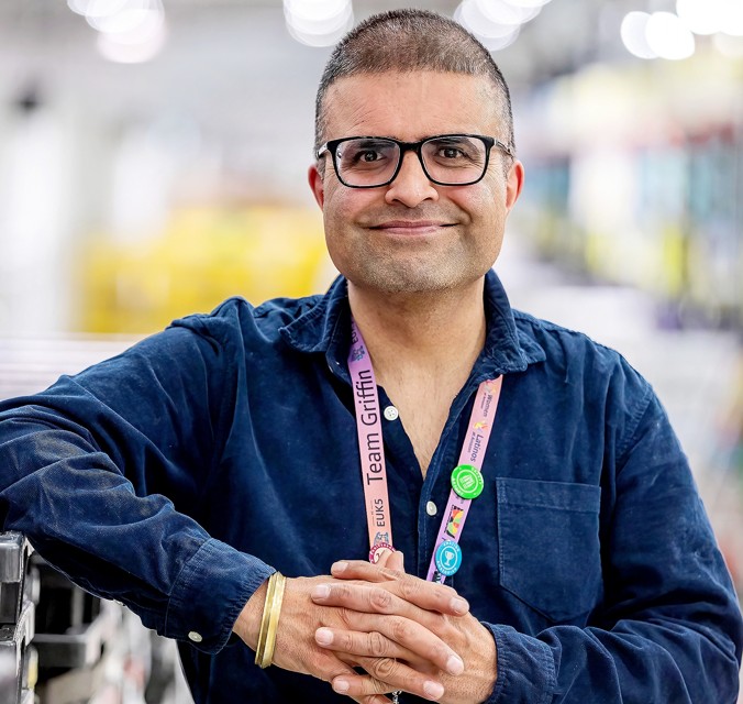 Peterborough Amazon employee Jaspal Benning says workplace support helped him grow in confidence.