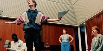 Rehearsals are in full swing for Barnum Booth Lincoln as the cast and musicians prepare to bring this powerful new musical to the stage at The Corpus Playroom, Cambridge. 🎭✨
