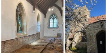 Victorian floorboards inside St Peter’s Church will be replaced during the major conservation project.