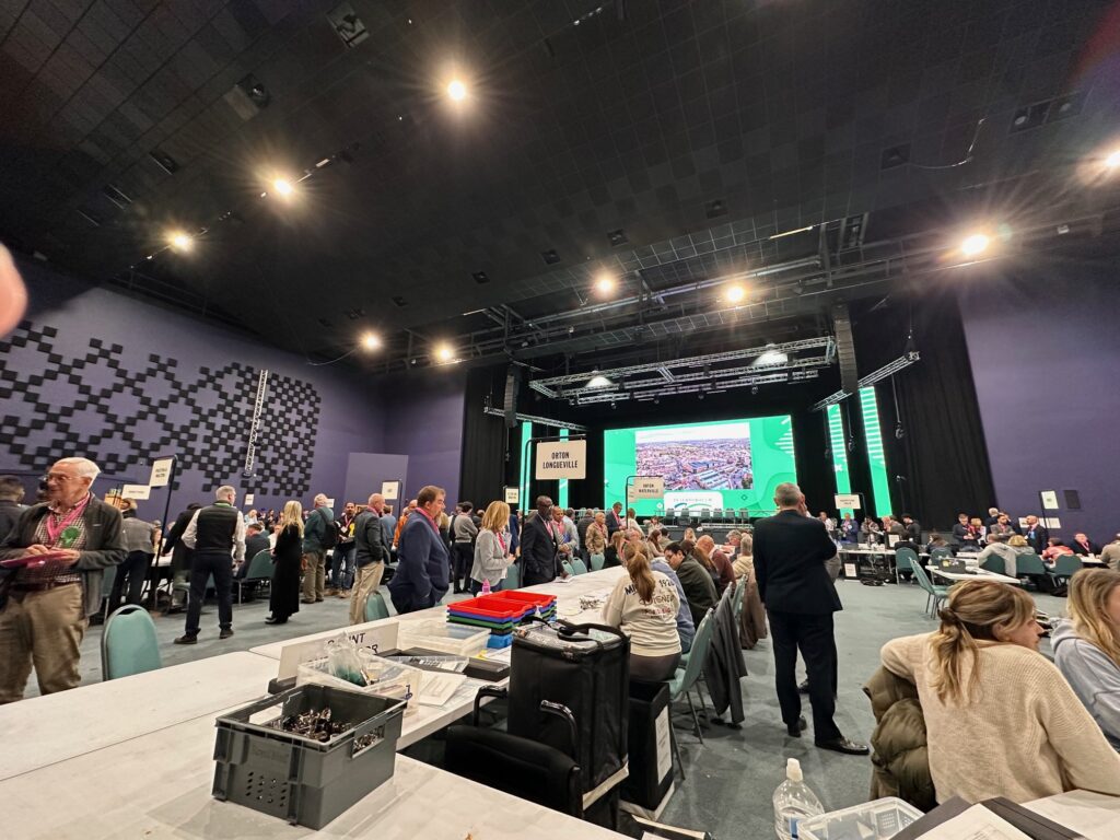 Votes being counted in Peterborough overnight. PHOTO: Peterborough City Council