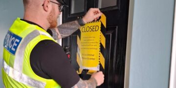 Two properties in Little Paxton and Eynesbury have been shut for three months after Cambridgeshire Police took action over persistent anti-social behaviour. Duck Lane