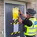 Police officers secure a closure order at 2B Mallard Lane, St Neots, following repeated reports of anti-social behaviour linked to the property. The order was granted by Peterborough Magistrates’ Court on 13 May.